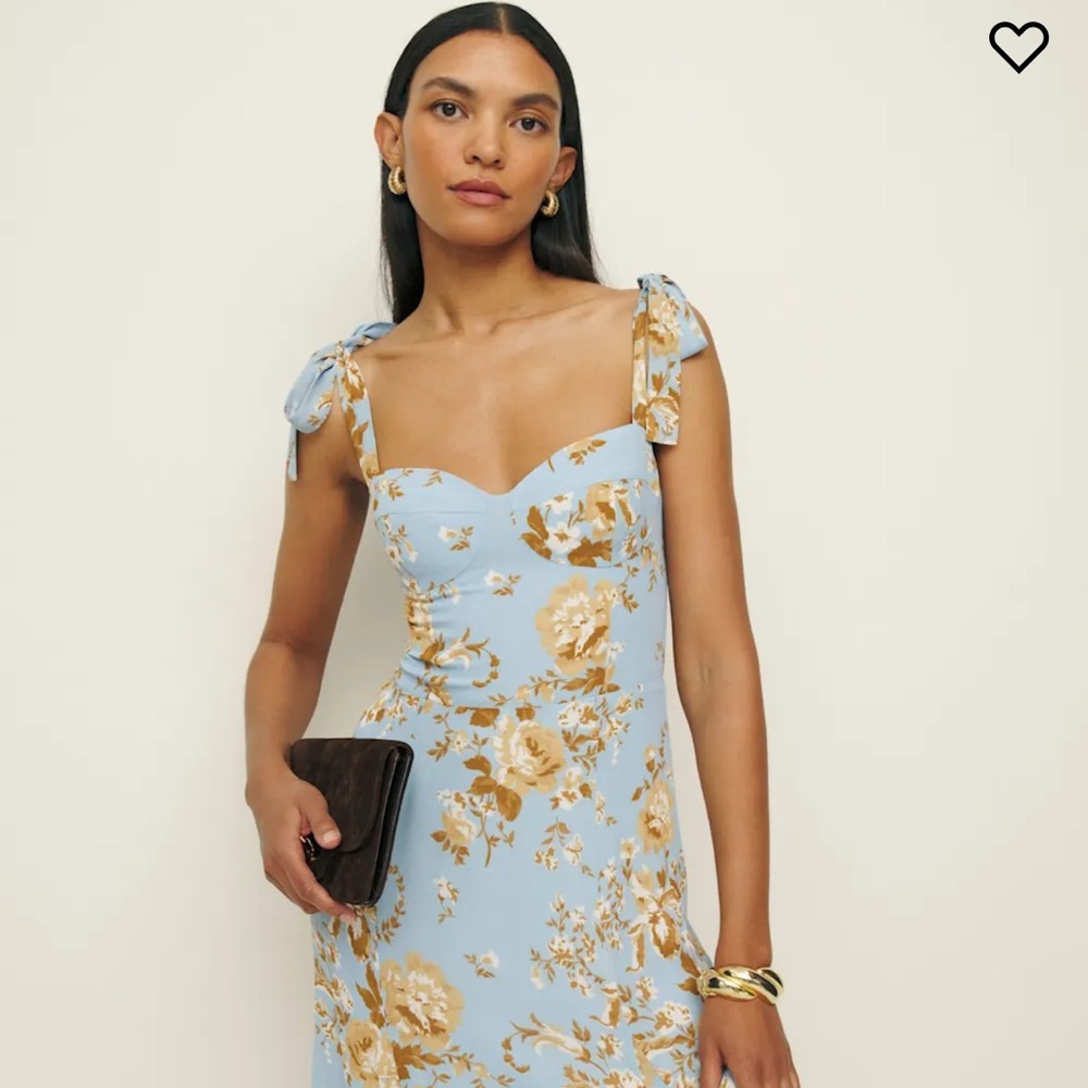 Reformation Nadira Dress in Heavenly